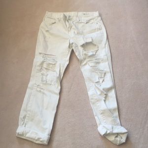 Blank NYC high waist distressed boyfriend jeans